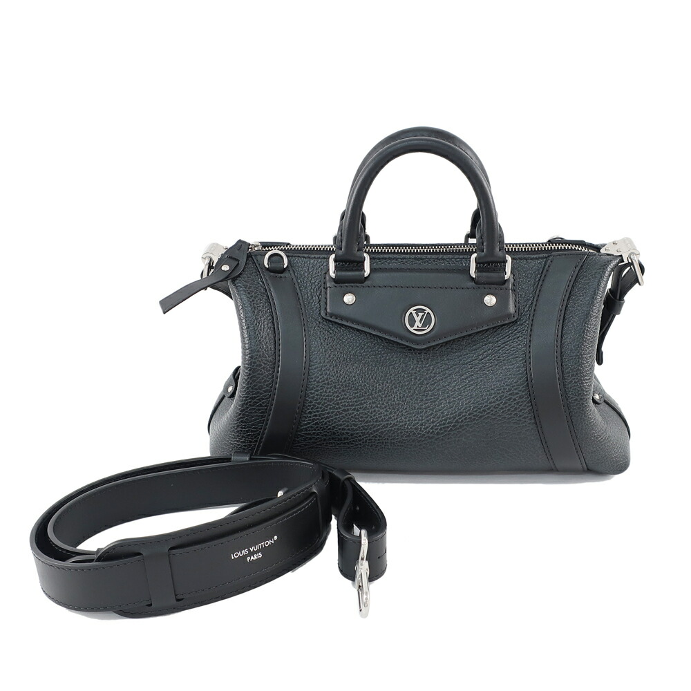 【最大限度３万円銀行割引引き換え証】【天白】【LOUIS VUITTON】ルイヴィトン バイ鉄道車両PM ハンドバック ショルダーバッグ 2WAY M14514 ノワール 黒 しろがね色金具 御徒面子 レディース 鞄【新品】【未当て嵌める】【中古】