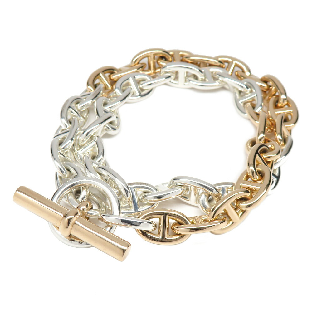 【新品未使用】HERMES シェーヌダンクル　PM16コマ HERMES エルメス ブレスレット シェーヌダンクル PM 16コマ 筆記