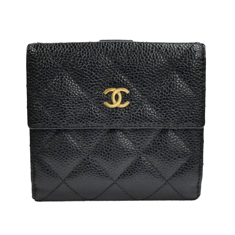 楽天市場】【財布】CHANEL シャネル マトラッセ 2つ折り財布
