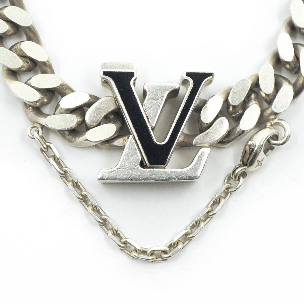【正規品】LOUIS VUITTON ヴィトン　4.7㎝特大シルバーチャーム 楽天市場】LOUIS VUITTON ネックレスLVスパイクチャーム M01717