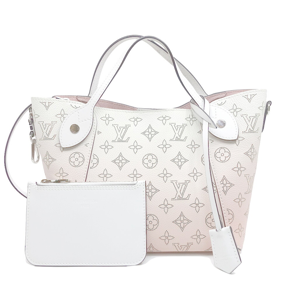 【栄】【LOUIS VUITTON】ルイヴィトン ヒナPM M57858 マヒナ グラデーションピンク SV金具 ハンドバッグ ショルダーストラップ欠品 レディース 女性 箱 保存袋【中古】