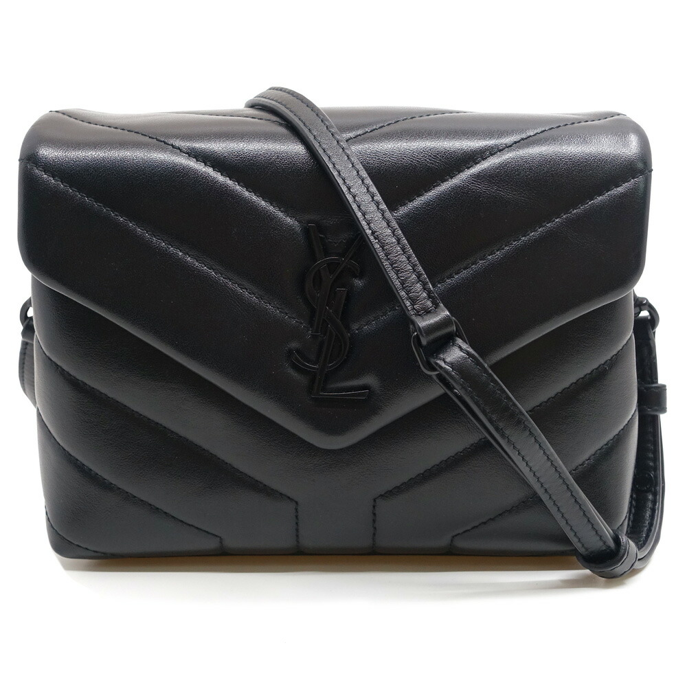 【美品】Saint Laurent 2WAYレザーバッグ 定価304,200円 SAINT LAURENT サンローラン 2WAY トートバッグ レザー