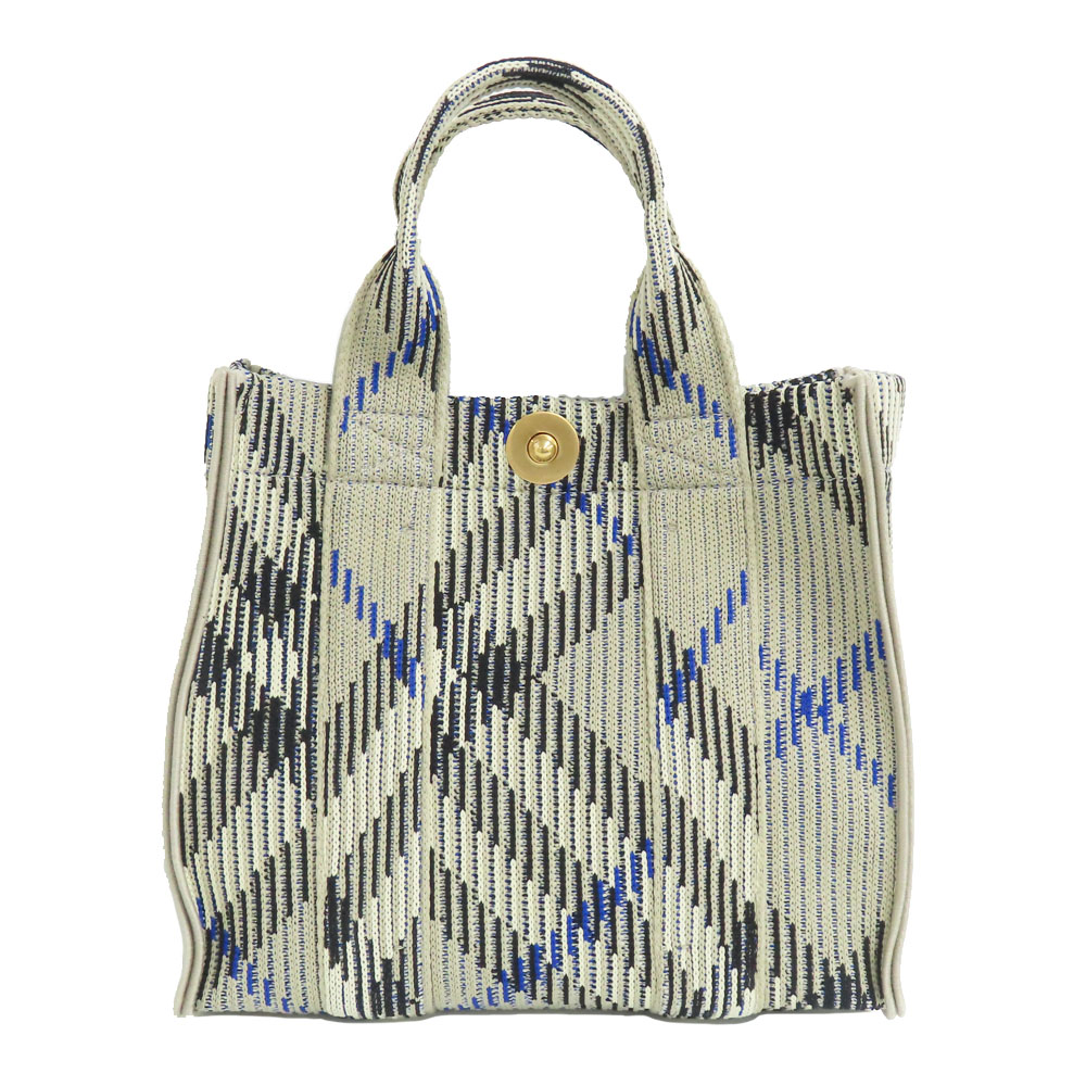 【最大限度３万円割り引き引き換え証】【名古屋】【BURBERRY】赤ちょうちんバリー 編み物 ミニトート 2WAY御徒面子 ライケン 8090404 レディース【新品】【未当て嵌める】【中古】