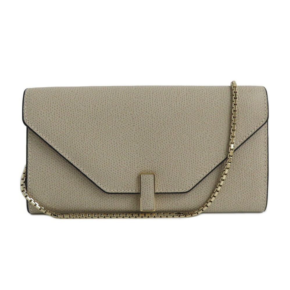 ヴァレクストラ VALEXTRA イジィデ クラッチ バッグ シャツブルー 新品