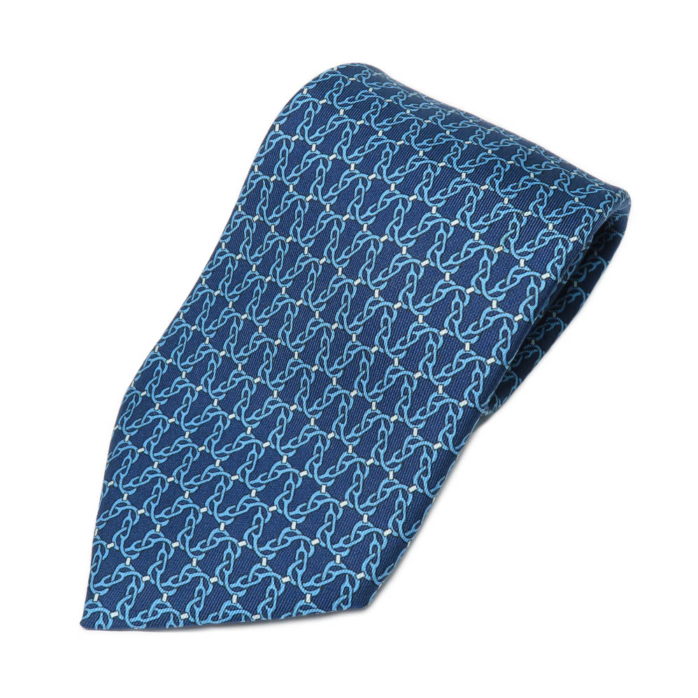 楽天市場】HERMES エルメス ネクタイ シルク100% H総柄 ライトパープル