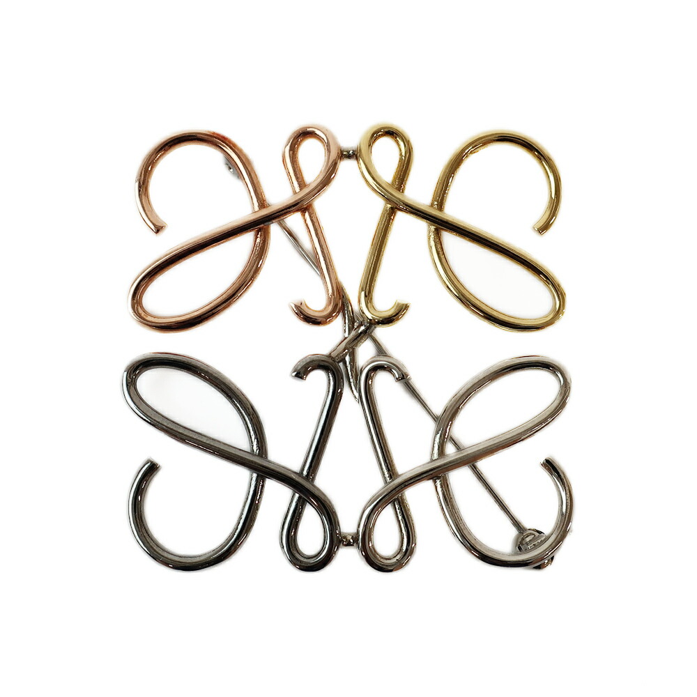 ヴィンテージ　ロエベ LOEWE ピンバッジ　ピンブローチ ロエベ LOEWE アナグラム ピンブローチ ピンバッジ アクセサリー
