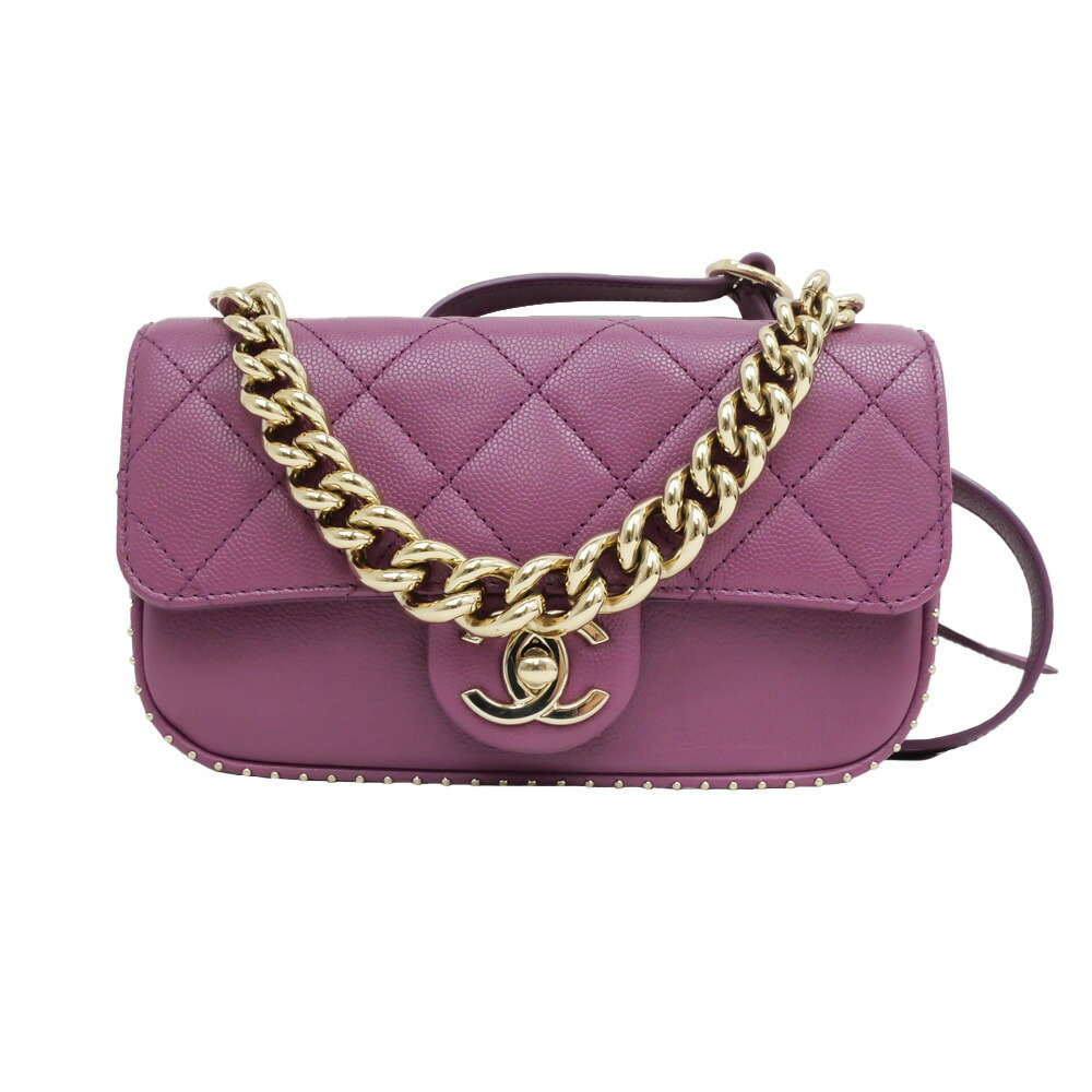 【CHANELシャネル】マトラッセ★2.55金具★Wチェーンショルダーバッグ★スエード×ラムスキン★黒ブラック★ユニオンジャック 61644 CHANEL ／ シャネル2.55 マトラッセ Wフラップ チェーン