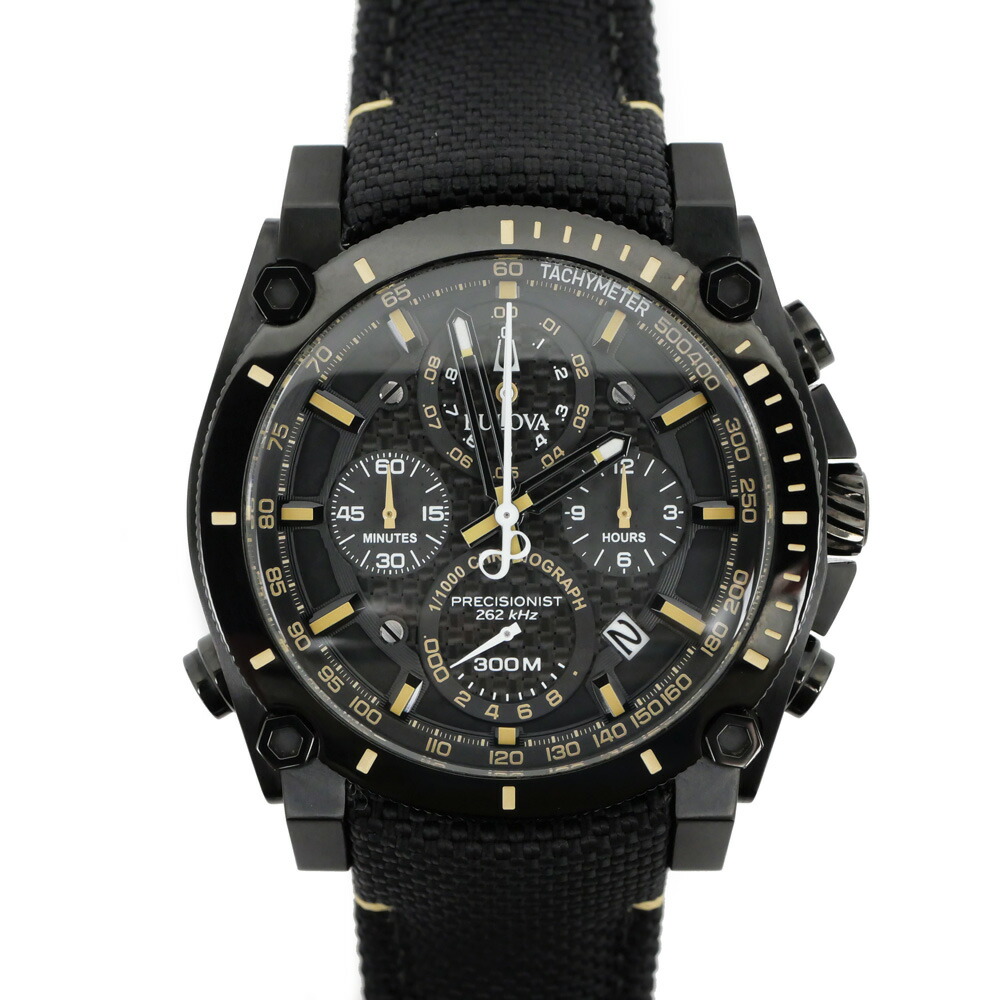 Bulova ブローバ プレシジョニスト クロノグラフ98B172 楽天市場】良品☆保証書付き【BULOVA】ブローバ プレシジョニ