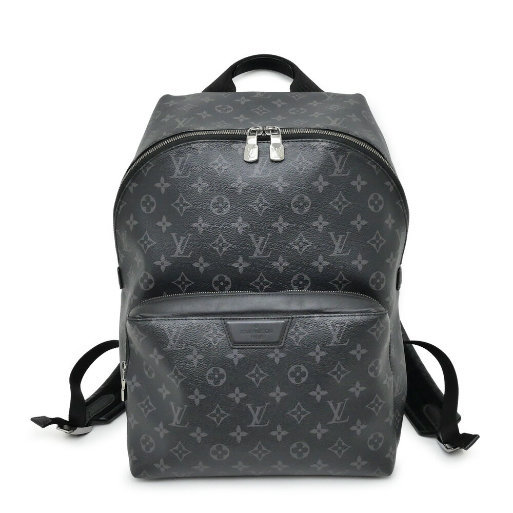 【最大３万円OFFクーポン】【名東】【LOUIS VUITTON】ルイヴィトン モノグラム・エクリプス アポロ M43186 ノワール ブラック バックパック バッグ メンズ【中古】