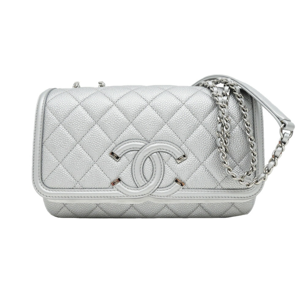 楽天市場】【バッグ】CHANEL シャネル カメリア ツイード チェーン