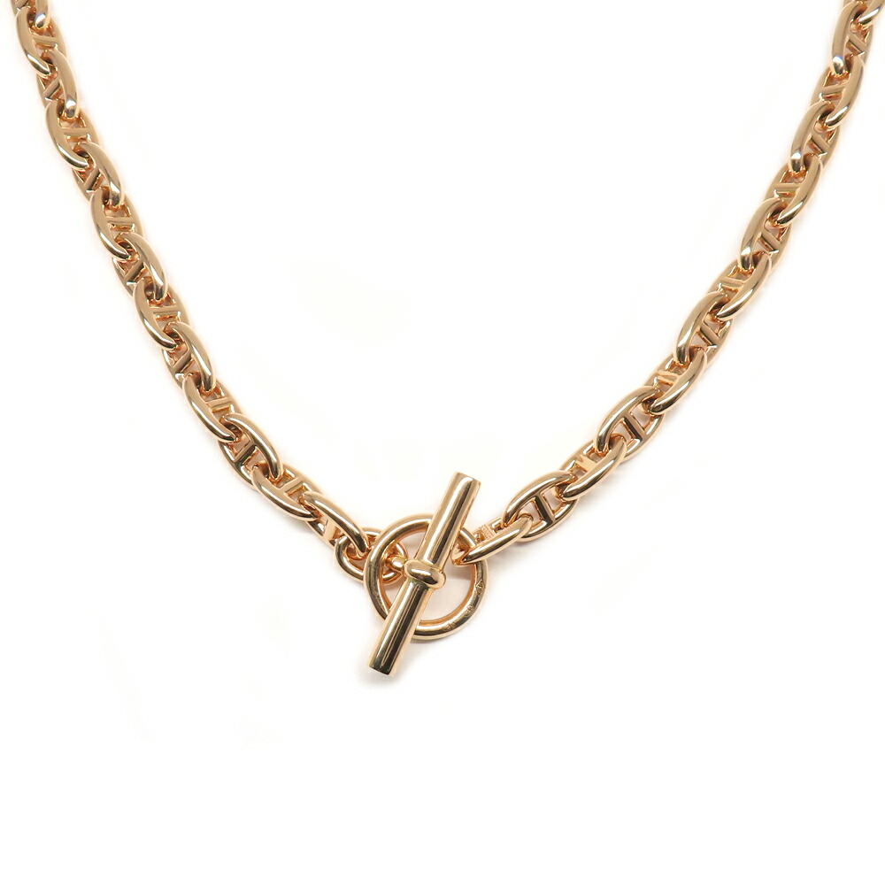 【新品未使用】HERMES ミラーアクセサリークロシェットネックレス　ゴールド 楽天市場】【名東】【HERMES】エルメス ネックレス シェーヌダンクル