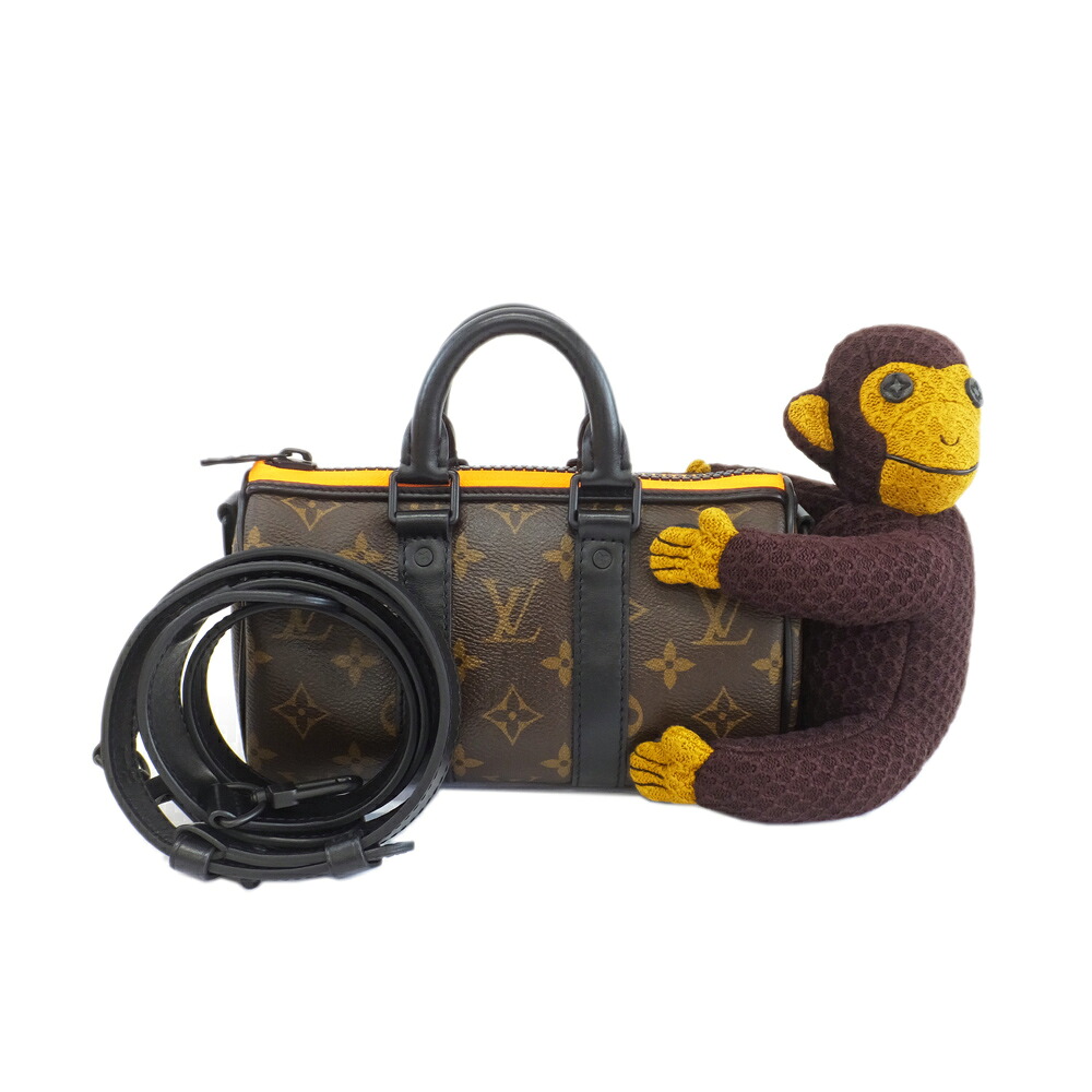 【天白】【LOUIS VUITTON】ルイヴィトン キーポルXS LVフレンド 猿 ズームと仲間たちの冒険 ハンドバッグ 2WAY M80118 モノグラム ブラウン バッグ ユニセックス 鞄【中古】 184,250円