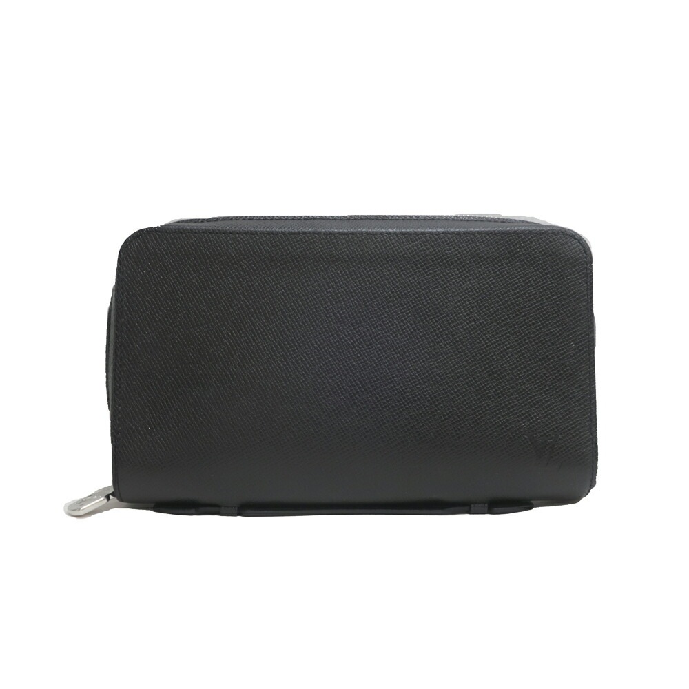 【名東】【LOUIS VUITTON】ルイヴィトン 長財布 タイガ ジッピーXL ノワール 黒色 M44275 RFID【中古】