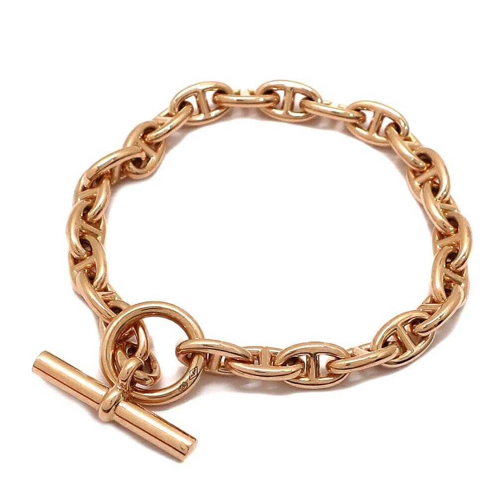 楽天市場】エルメス シェーヌダンクル TPM 24コマ K18ピンクゴールド