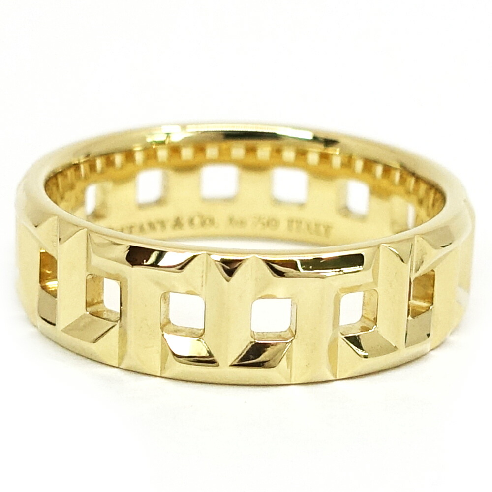 TIFFANY&Co. Tスクエア リング 18K WG AU750 19号 11600671.jpg