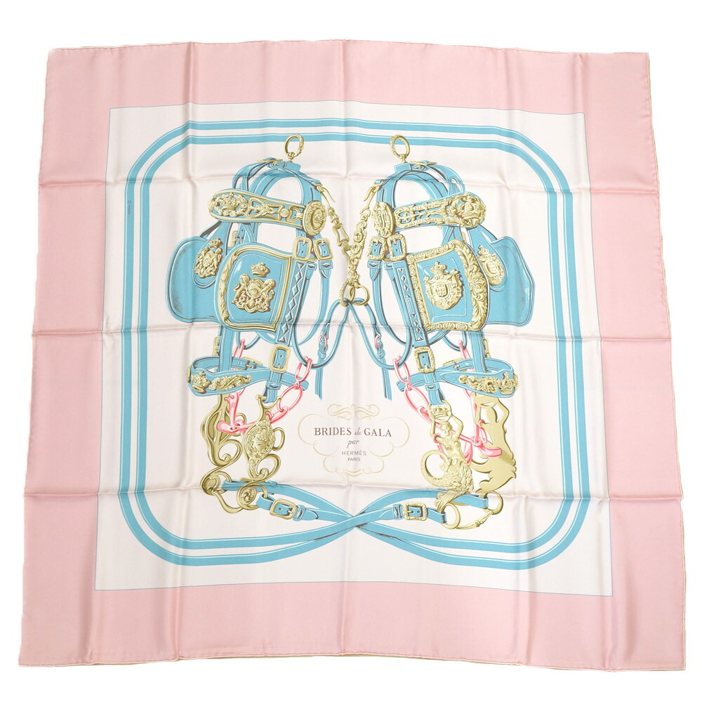 楽天市場】【エルメス】Hermes カレ90 シルクスカーフ BRIDES de GALA