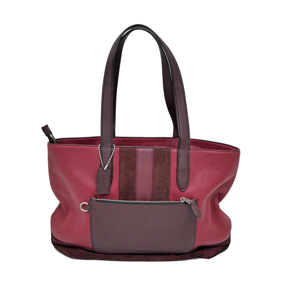 【名東】【COACH】コーチ メトロポリタン トートバッグ ハンドバッグ C1780-59080 レッド系 ブラウン系 レザー レディース 女 その他【中古】｜質ウエダ