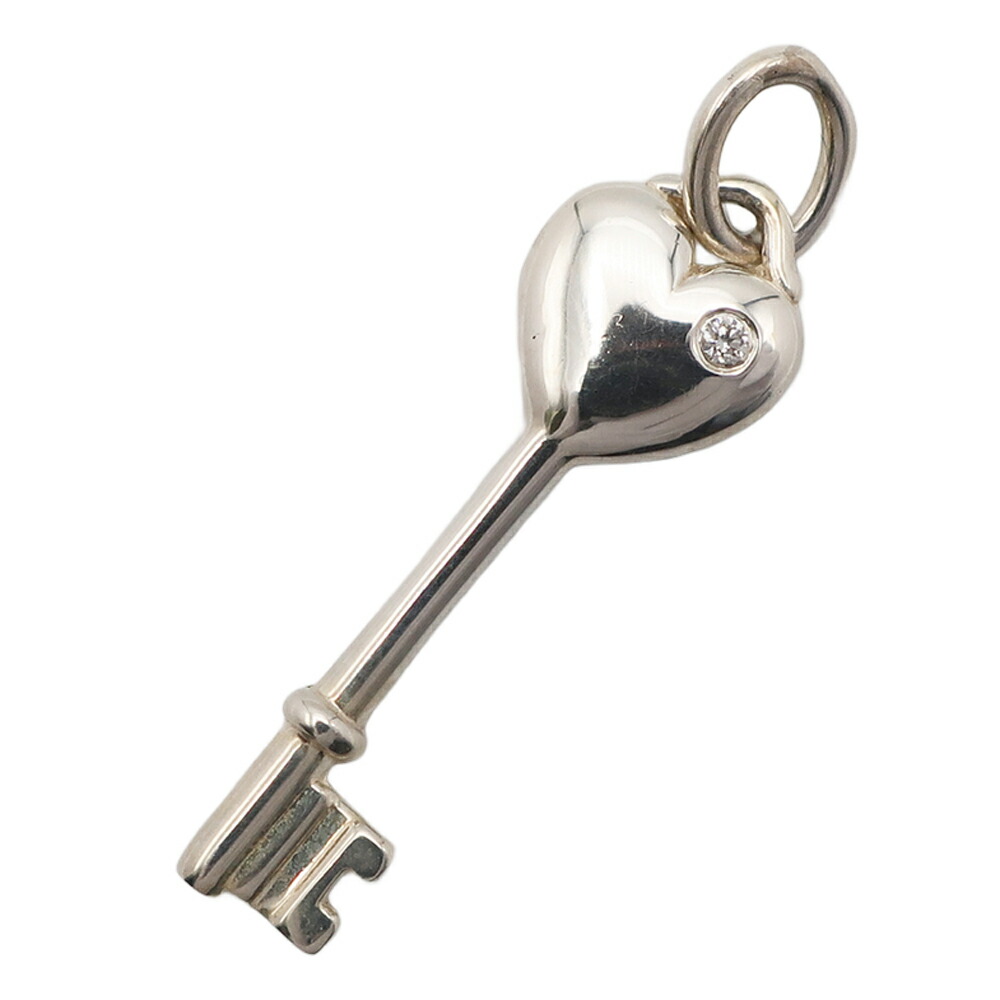 ティファニー　デイジー　キー　チャーム　シルバー　ダイヤモンド 26887712 デイジーキー（スモール） 1Pダイヤ ペンダントヘッド