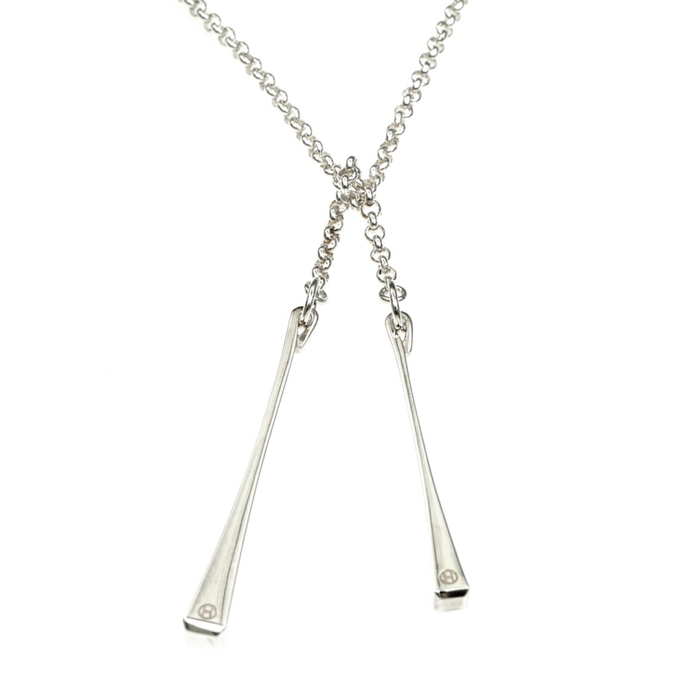 【最大３万円OFFクーポン】【名東】【HERMES】エルメス ネックレス クルードフォルジュ AG925 シルバー アクセサリー ペンダント 小物 【未使用】【中古】