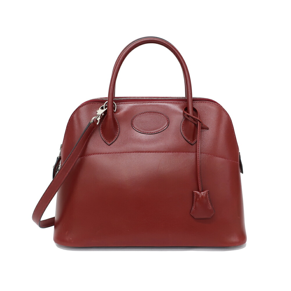 楽天市場】エルメス バッグ ボリード31 ボルドー系 ゴールド金具