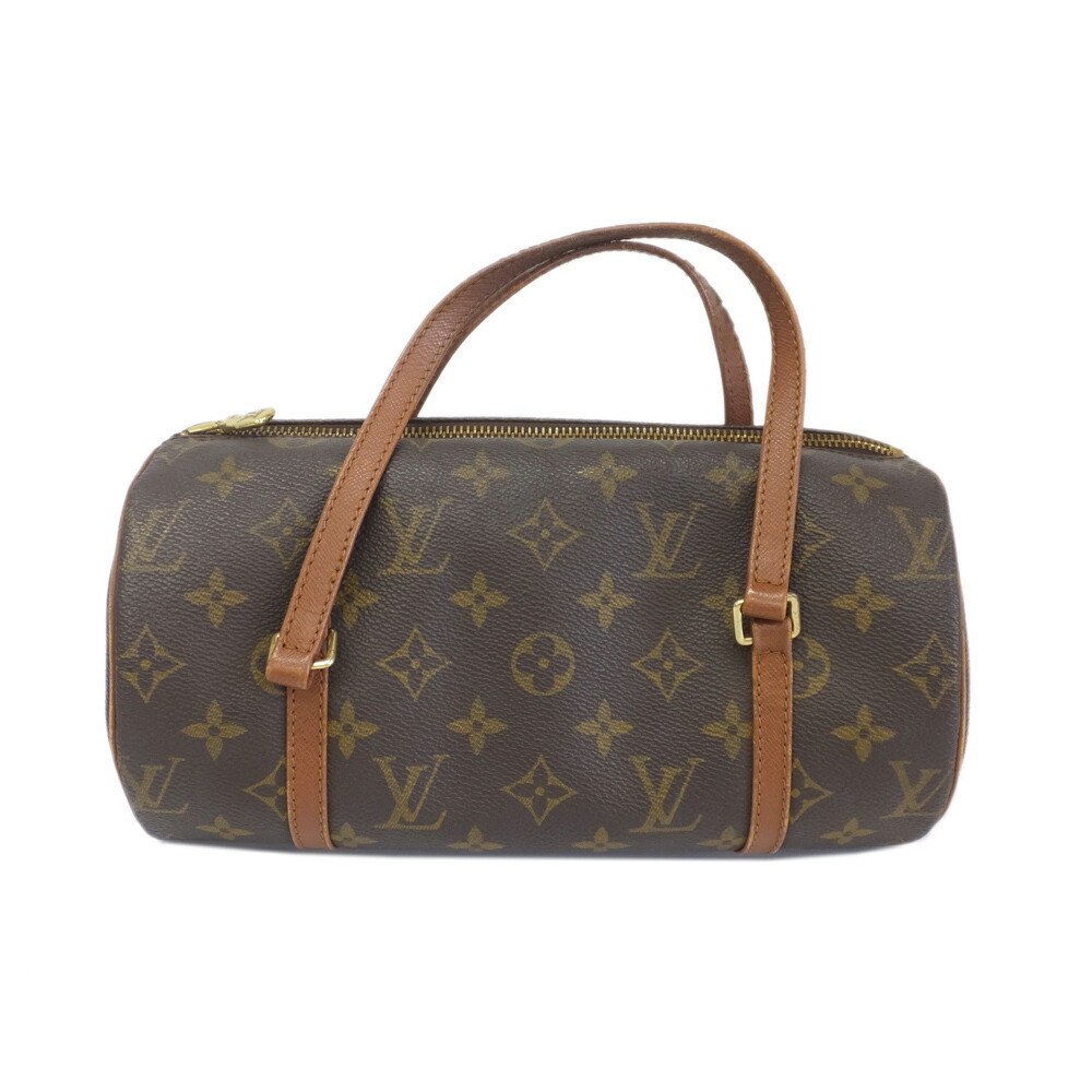【天白】【LOUIS VUITTON】ルイヴィトン パピヨン26 ハンドバッグ M51386 モノグラム ブラウン ゴールド金具 バッグ 鞄 レディース【中古】