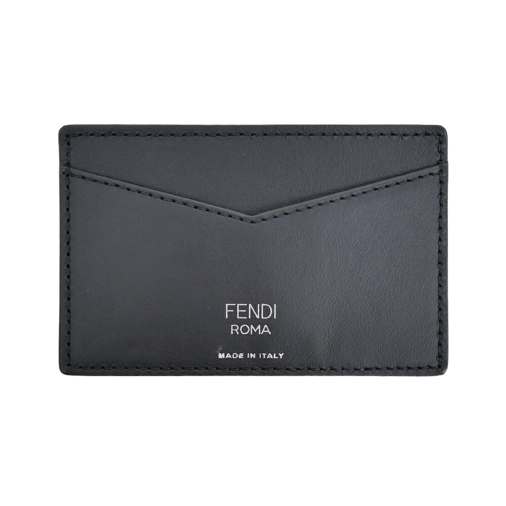 【名東】【FENDI】フェンディ カードケース 名刺入れ ズッカ ブラック 黒色 7AR911 小物 レディース メンズ【中古】 12,921円
