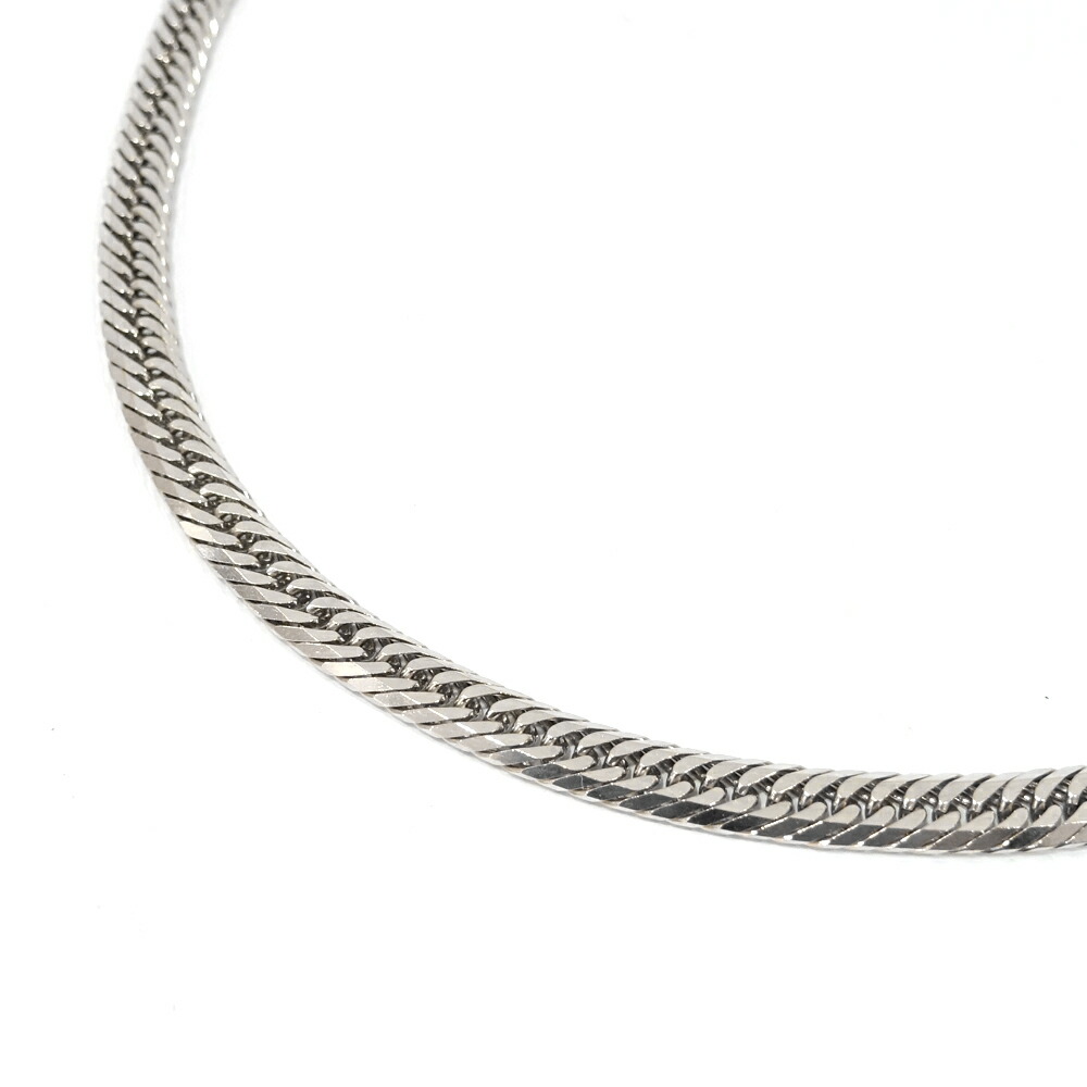 【最大限度４万円割り引き引き換え証】【栄】【JEWELRY】首飾り K18WG 8面トリプル 喜平 約30.3g 約40糎 宝飾品 キヘイ 白いことゴールド【中古】