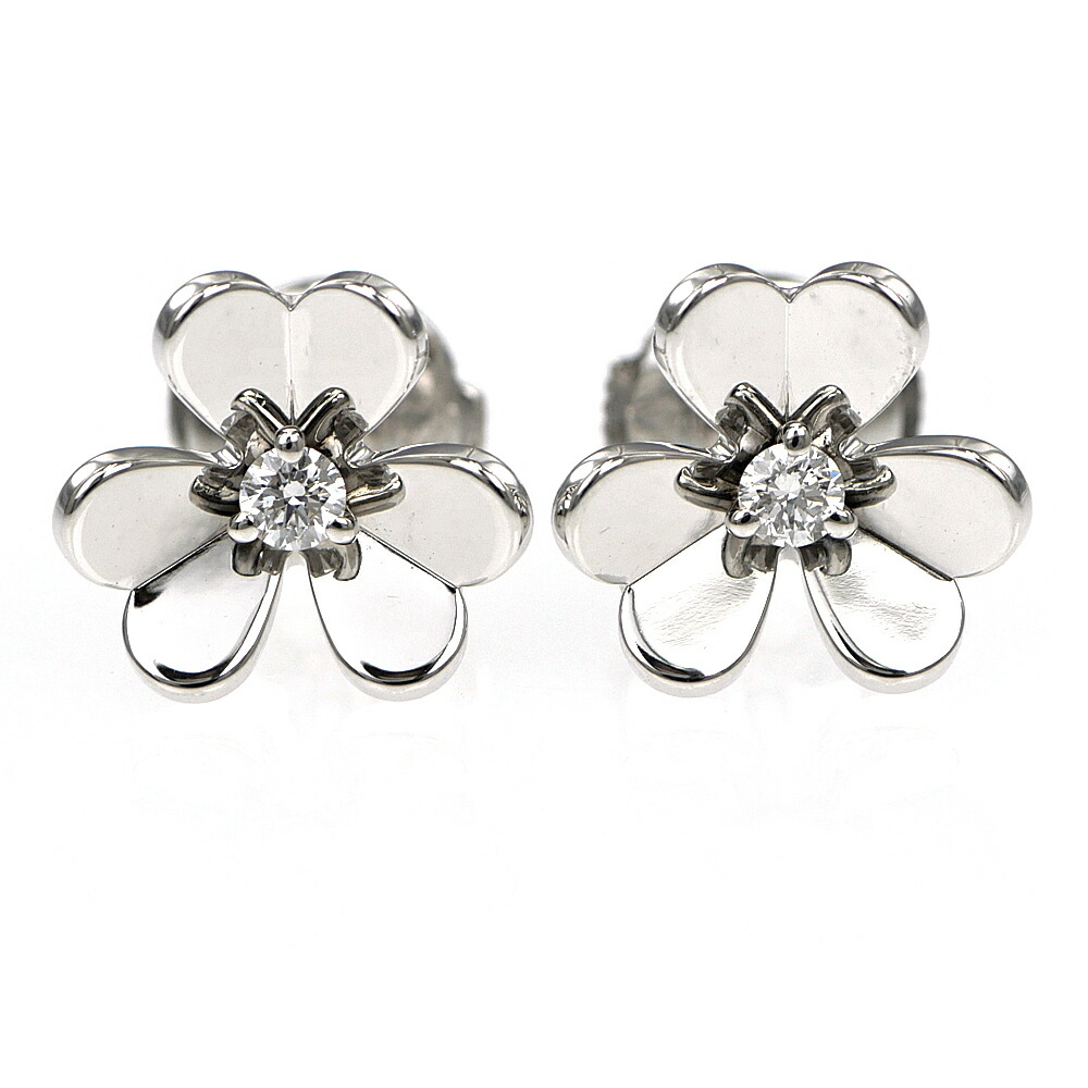 ヴァンクリーフ＆アーペル K18PG ダイヤモンド フリヴォル ピアス 10701150-1_wm.jpg