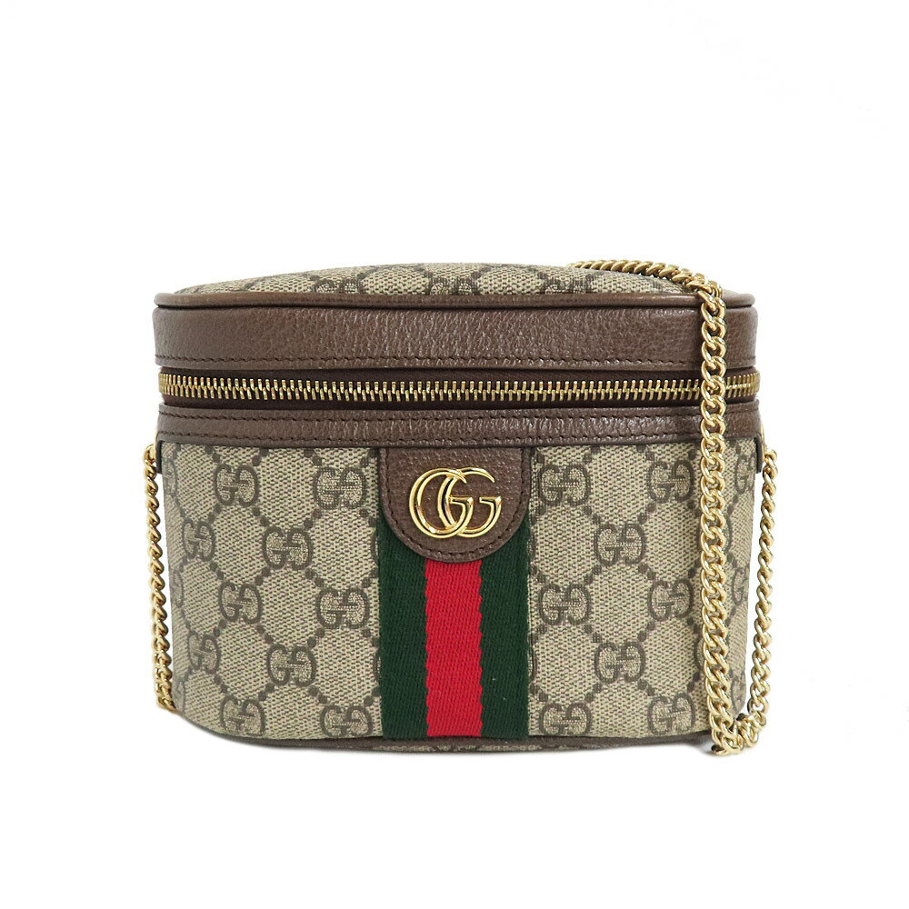 【最大限度４万円割り引き引き換え証】【名古屋】【GUCCI】グッチ オフィディア ウェブストライプ 胴締め御徒面子 699765 2WAY ショルダーバッグ ベージュ 赤銅色 なめし革 ゴールド金具 レディース【中古】