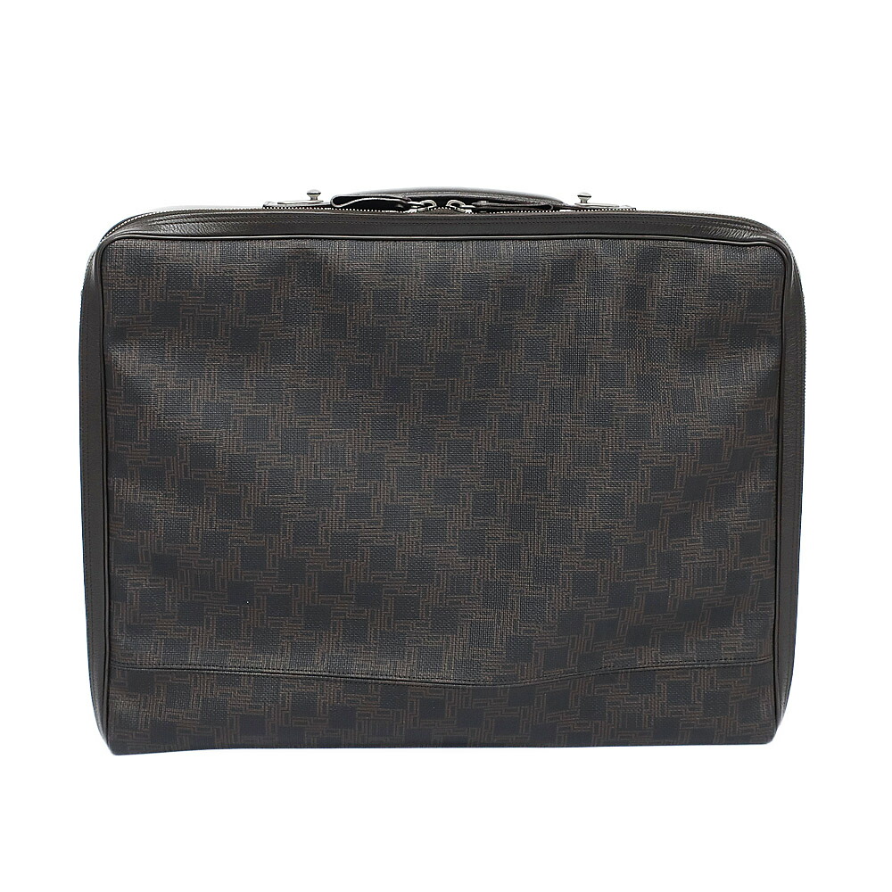 ダンヒル☆2way アボリティーズ シボ革 ビジネスバッグ A4収納可 黒