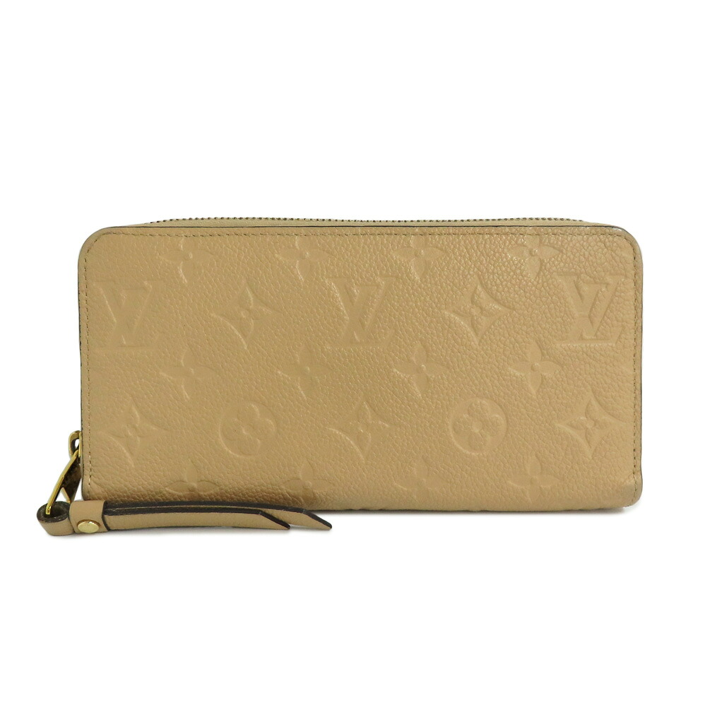 【最大限度４万円銀行割引クーポン券】【名古屋】【LOUIS VUITTON】ルイヴィトン ジッピー・ウォレット M60746 モノグラム・アン工業プラント デュンヌ ベージュ系 ラウンドジッパー長紙入れ なめし革 レディース メンズ【中古】