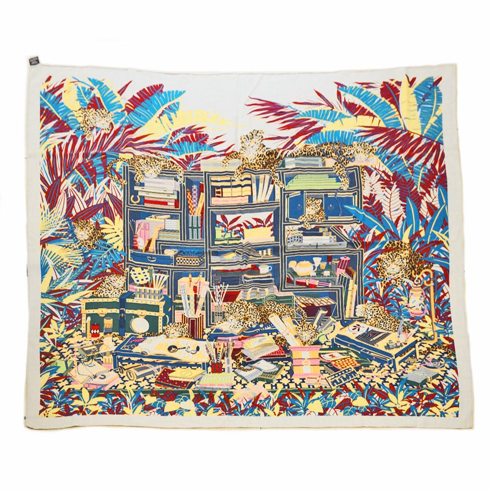 楽天市場】【エルメス】Hermes カレジェアン 140 LES LEOPARDS