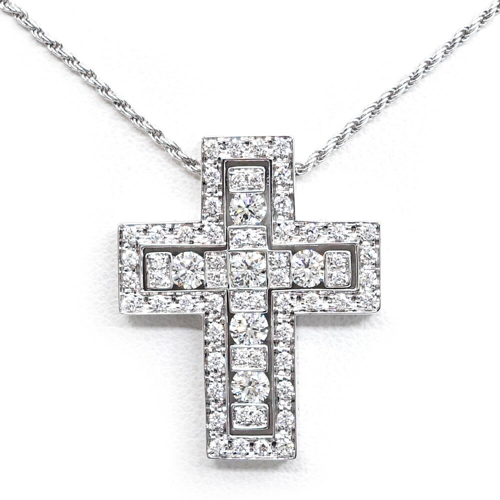 【栄】【DAMIANI】ダミアーニ K18WG ベルエポック ダイヤモンド ネックレス Mサイズ 750WG 20073470 メンズ レディース ジュエリー その他【仕上げ済】【中古】