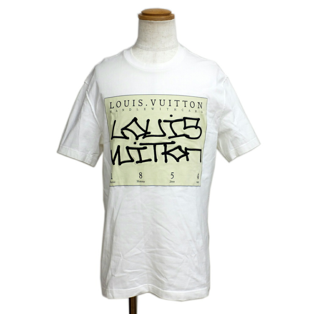 LOUIS VUITTON Tシャツ 半袖 アップサイドダウン ラグラン 白 楽天市場】LOUIS VUITTON ルイヴィトン Tシャツ アップサイドダウン