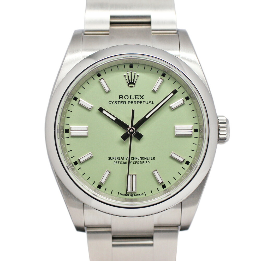 【名古屋】【ROLEX】ロレックス オイスターパーペチュアル 36 126000 ランダム ピスタチオ SS 自動巻き メンズ 保証書付き 2025年【新品】【未使用】【中古】