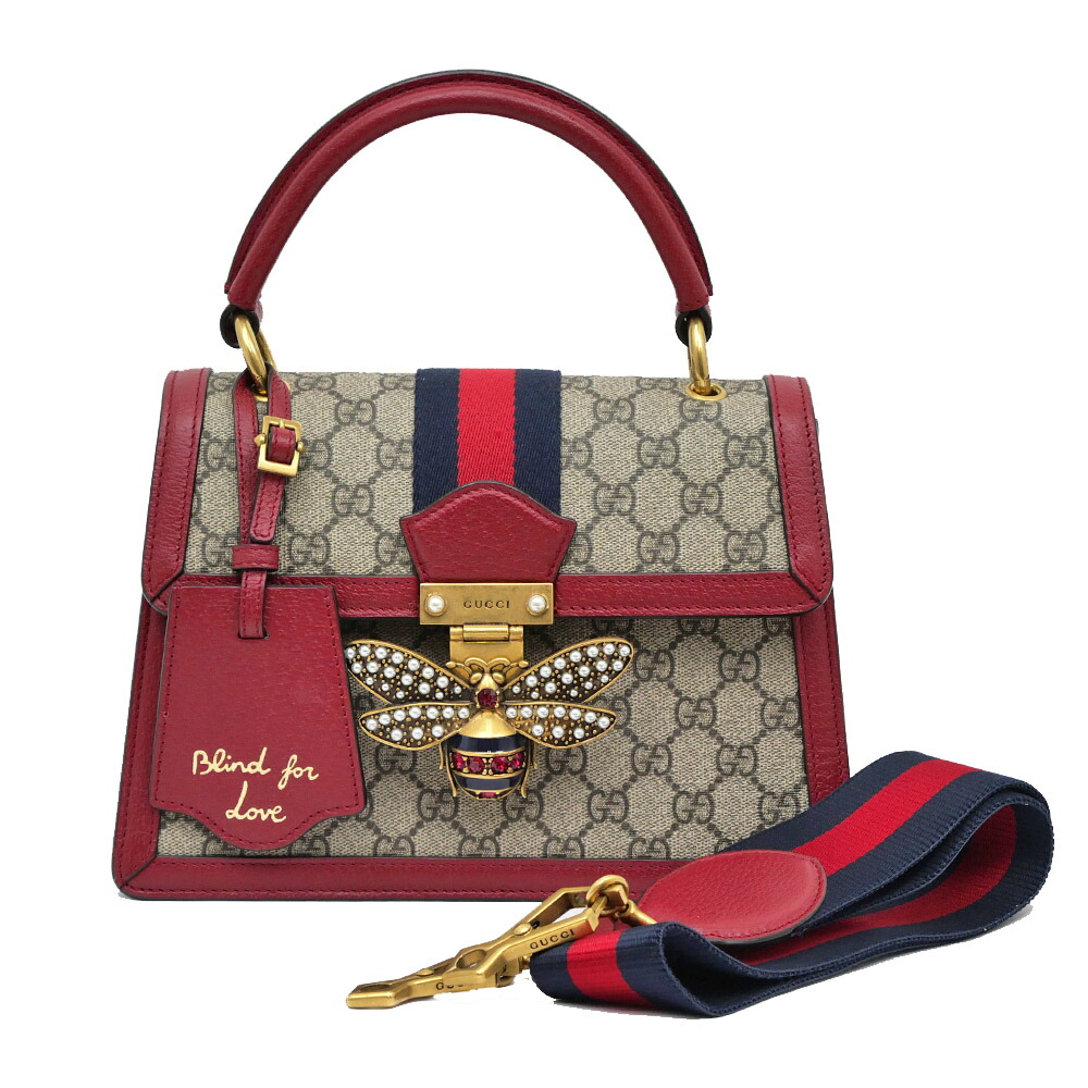 楽天市場】グッチ GUCCI クイーン マーガレット チェーン ウォレット