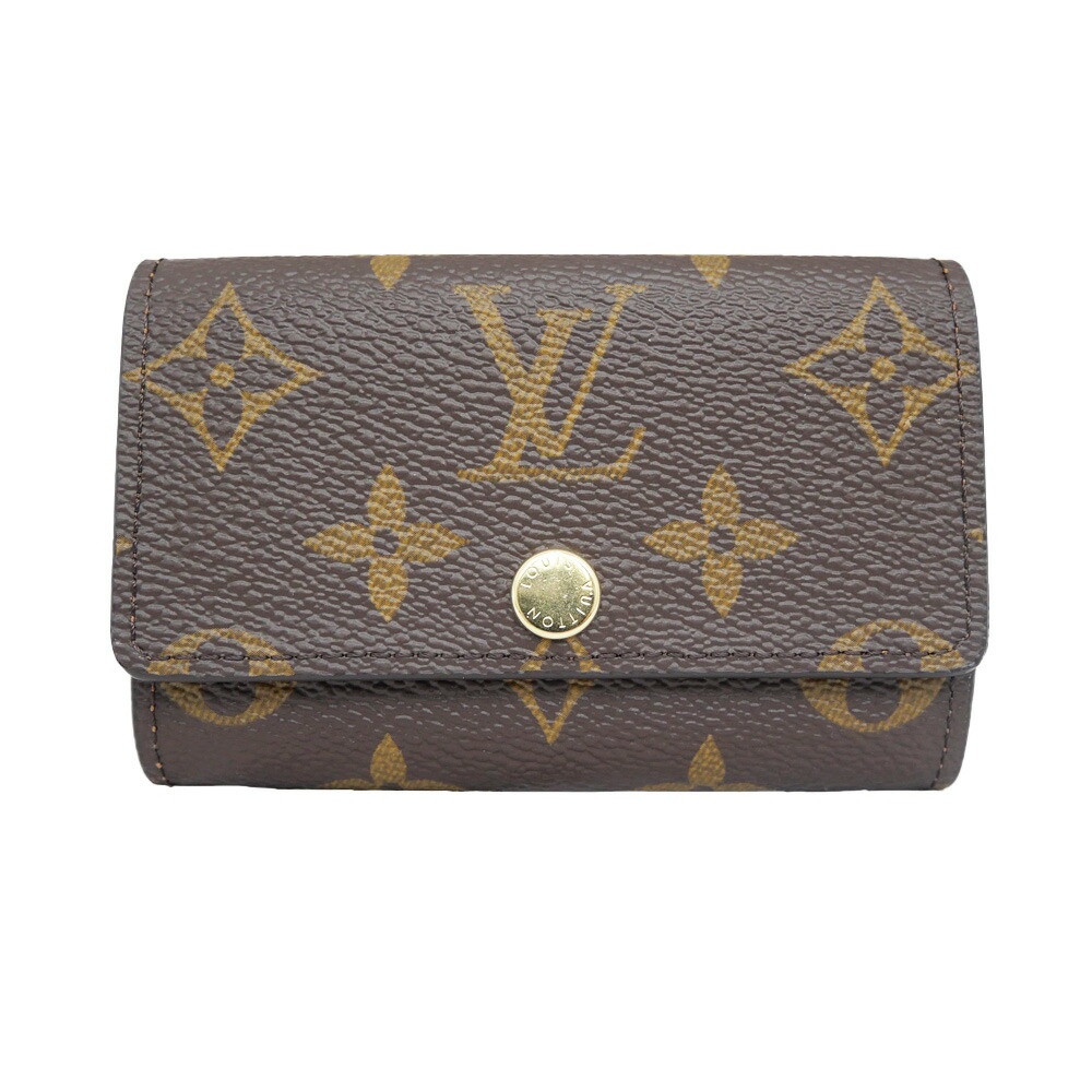 【最大限度４万円割り引き引き換え証】【名東】【LOUIS VUITTON】ルイヴィトン ミュルティクレ6 足懸かり入れもの 6連 モノグラム M62630 RFID メンズ レディース【新品】【未当て嵌める】【中古】