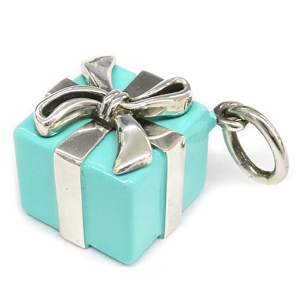 【栄】【TIFFANY】ティファニー ペンダントトップ ブルーボックス リボン SV925 シルバー 7.7g ドイツ製 アクセサリー レディース 小物 その他【中古】 23,606円