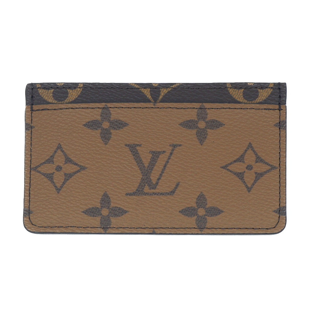 【栄】【LOUIS VUITTON】ルイヴィトン M69161 カードケース ポルト カルト サーンプル RFID モノグラム ブラウン レザー ゴールド金具 小物 箱【新品】【未使用】【中古】