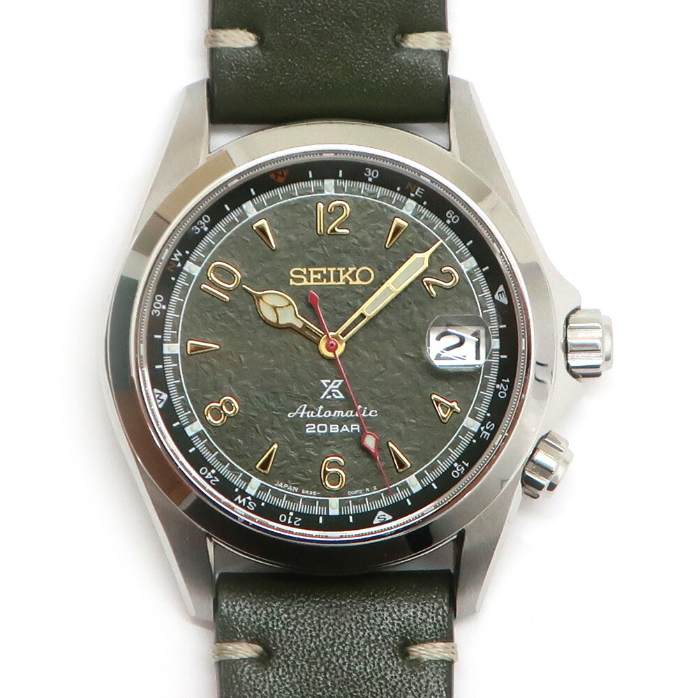 【最大限度３万円銀行割引クーポン券】【天白】【SEIKO】セイコー プロスペックス 山男 タイ王国押さえる SPB341J1 6R35-02P0 カーキ SS メンズ ウオッチ 自動小銃一巻き【中古】