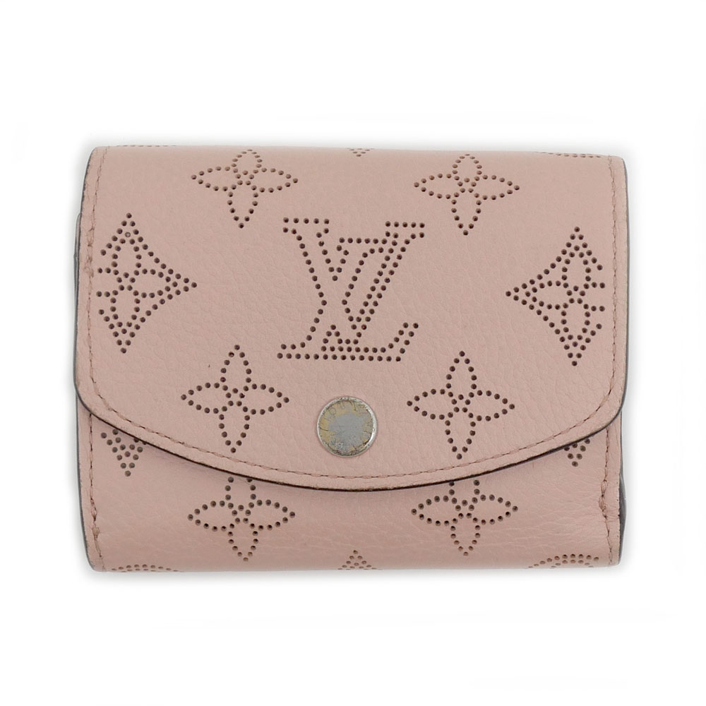 【名東】【LOUIS VUITTON】ルイヴィトン ポルトフォイユ イリス マグノリア さくら色 M67499 マヒナ RFID なめし革 ウォレット 紙入れ 女 レディース【中古】