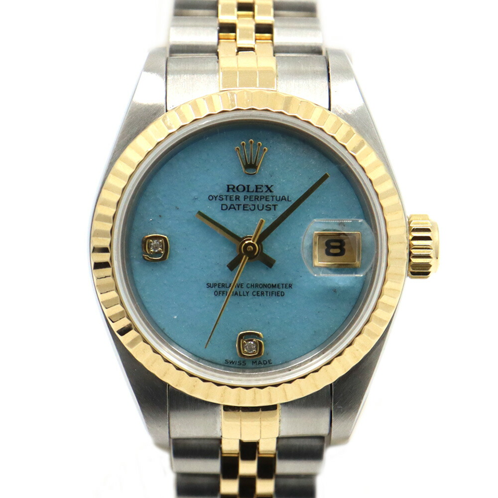 楽天市場】ROLEX DATE JUST グリーンジェイド/2PDiamond