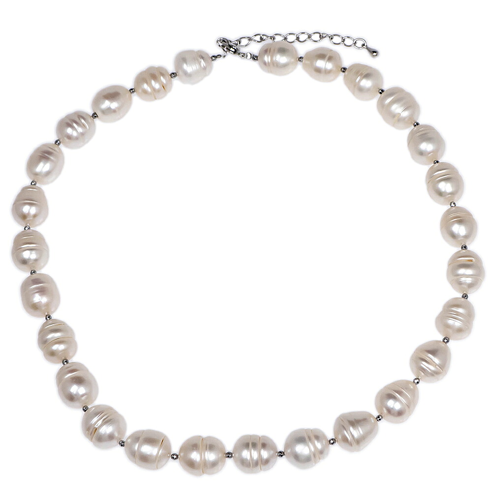 【名東】【JEWELRY】ネックレス バロックパール 48cm 真珠 ジュエリー 高級【中古】|質ウエダ