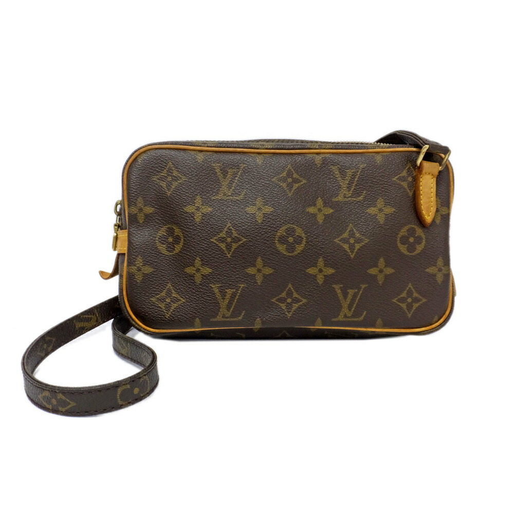 【天白】【LOUIS VUITTON】ルイヴィトン マルリーバンドリエール モノグラム ポシェット ショルダーバッグ M51828 ユニ一発やる 鞄【中古】