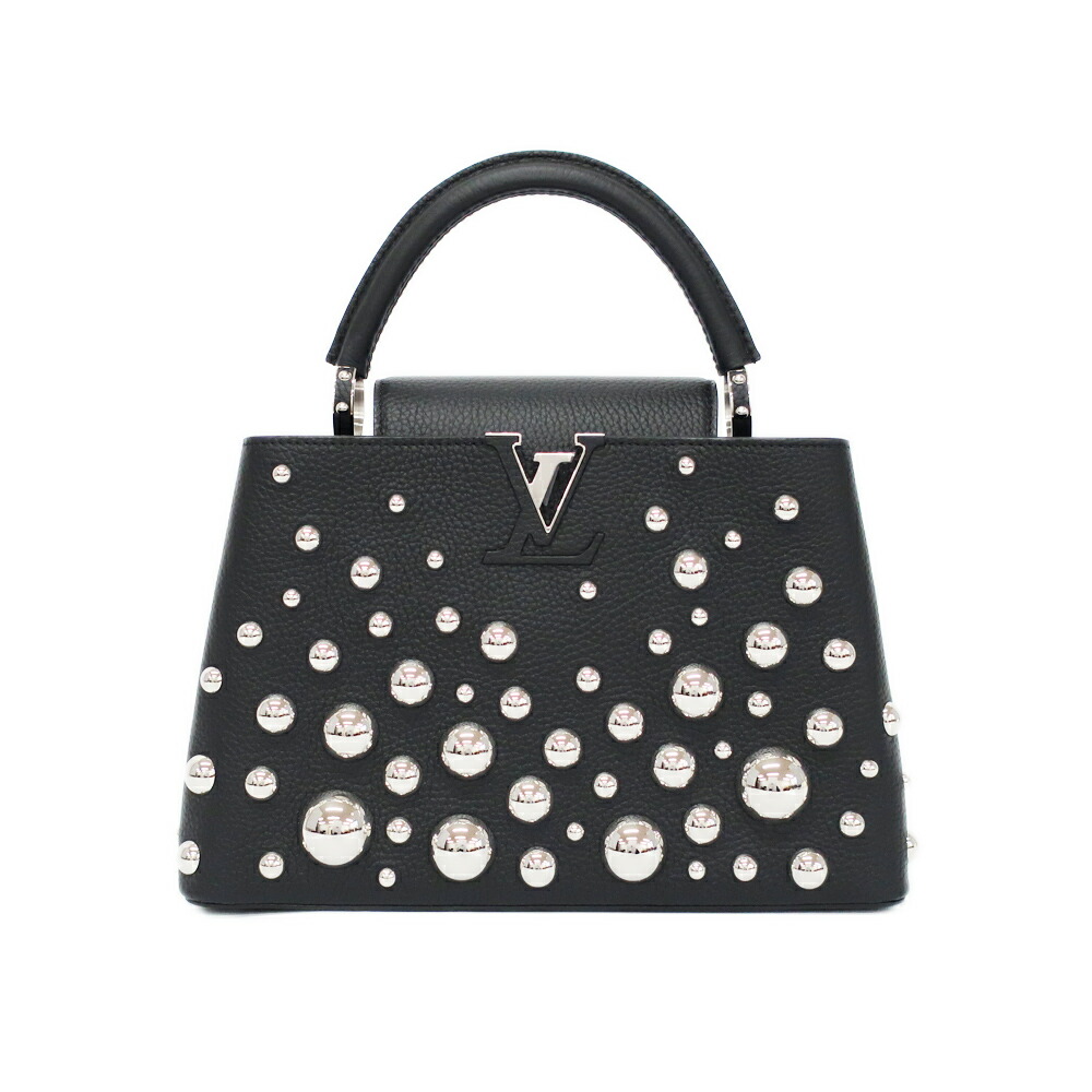 【天白】【LOUIS VUITTON】ルイヴィトン LV×YK カプシーヌMM メタル ドット M21665 ハンドバッグ ショルダー2WAY 草間彌生 鞄 レディース【中古】|質ウエダ