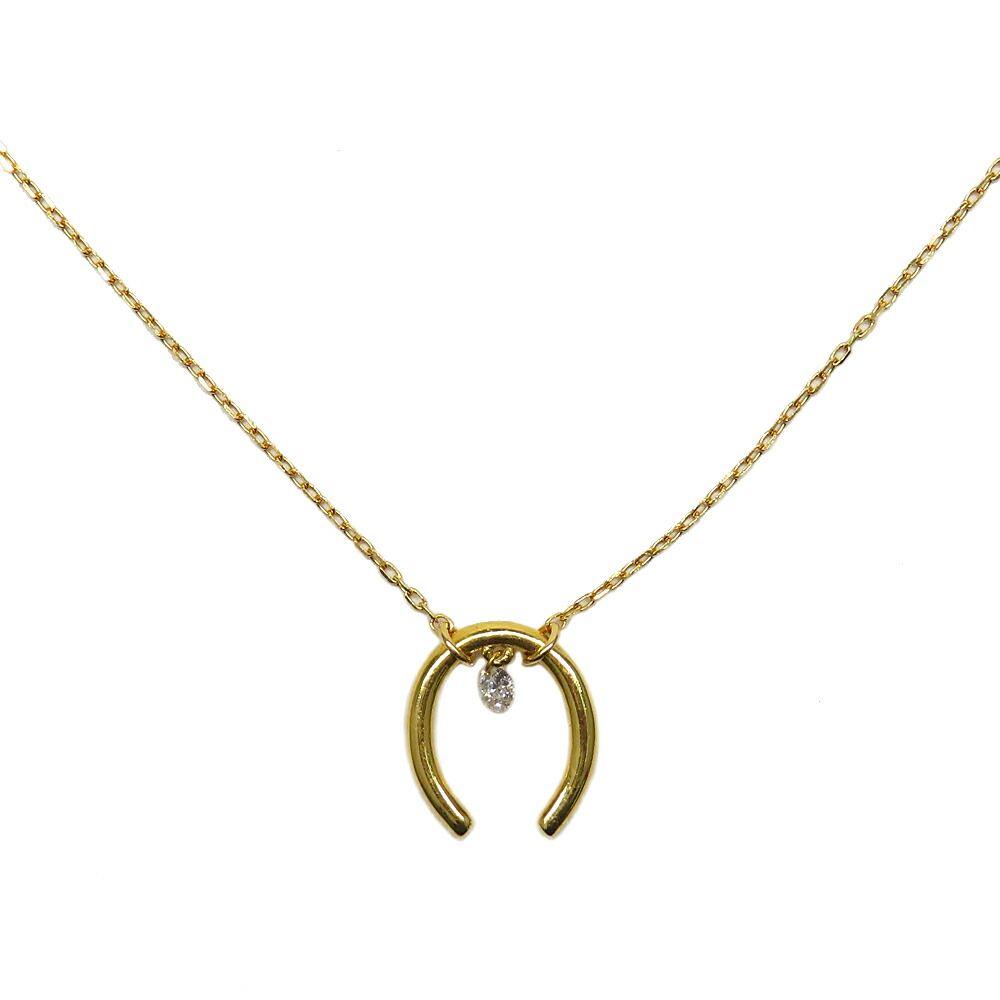 楽天市場】アーカー ダイヤモンド ハッピー ネックレス K18イエロー