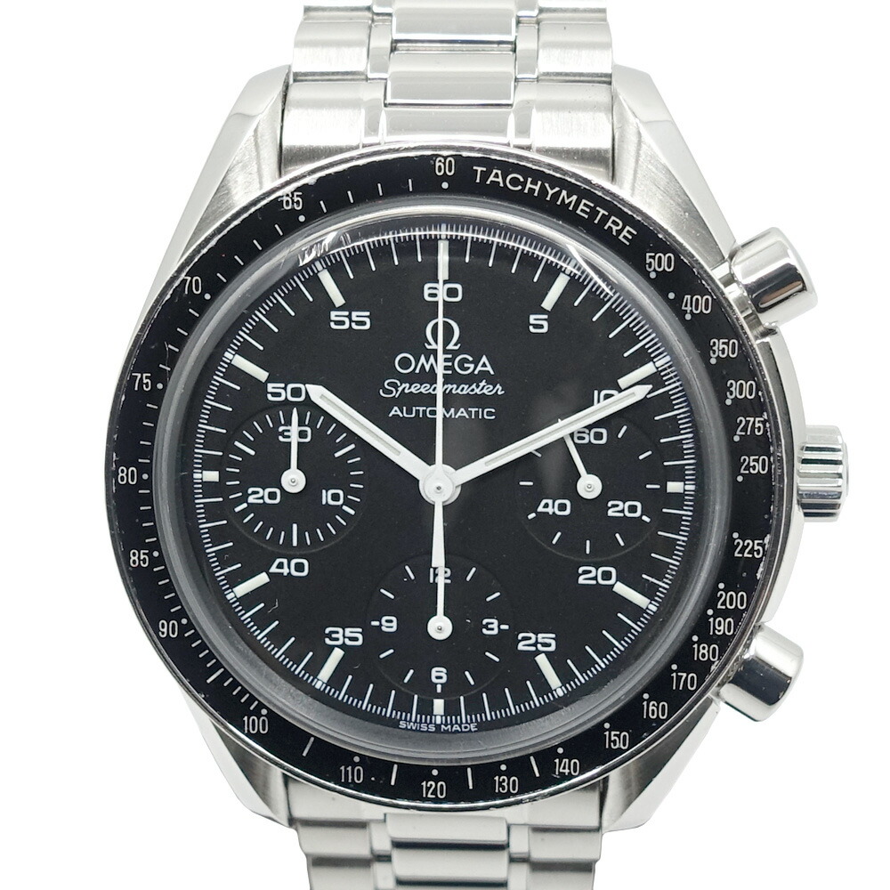 【栄】【OMEGA】オメガ 腕時計 スピードマスター 35105000 SS BK 自動巻き メンズ 男性【OH・仕上げ済】【中古】
