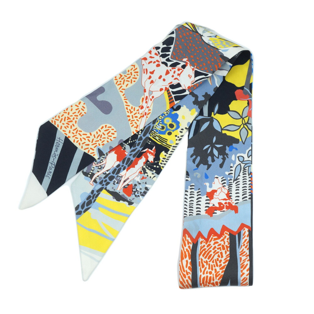 楽天市場】≪新品≫エルメス ツイリー 「colliers et chiens/首輪と犬