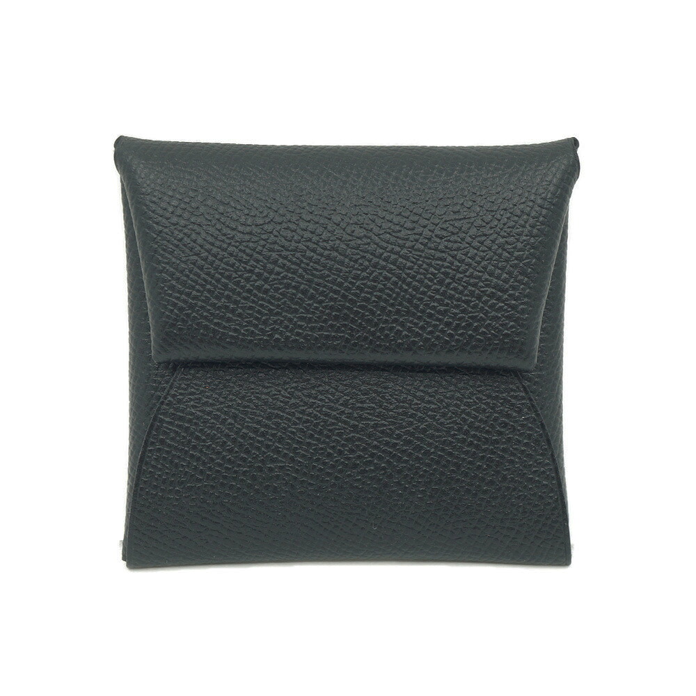 【栄】【HERMES】エルメス バスティア コインケース C刻印 2018年製造 レザー カードケース ブラック シルバー金具 財布 その他 箱【中古】 25,186円