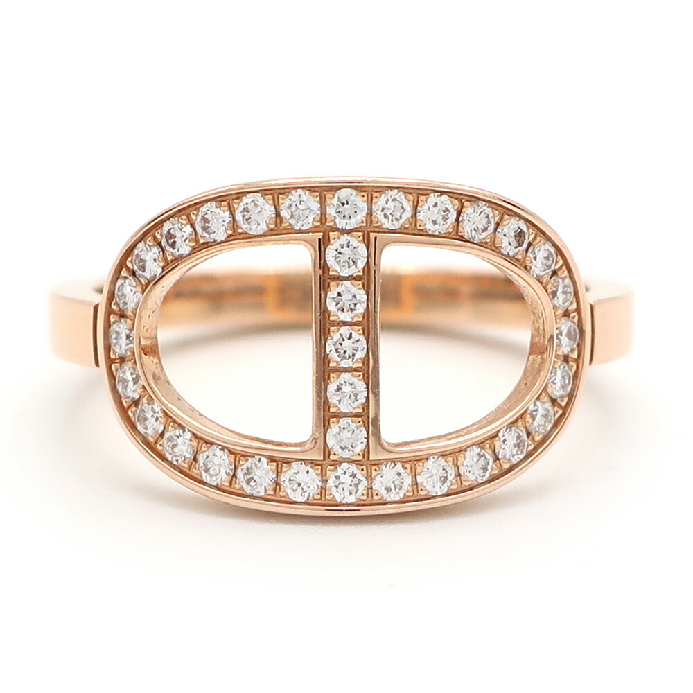 楽天市場】【新品同様】エルメス リング エシャペ PM ピンクゴールド